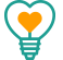 heart and lightbulb icon representing coaching and systems support